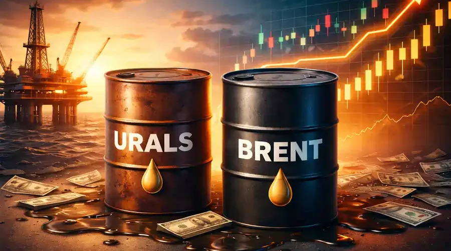 Цена нефти Urals и Brent
